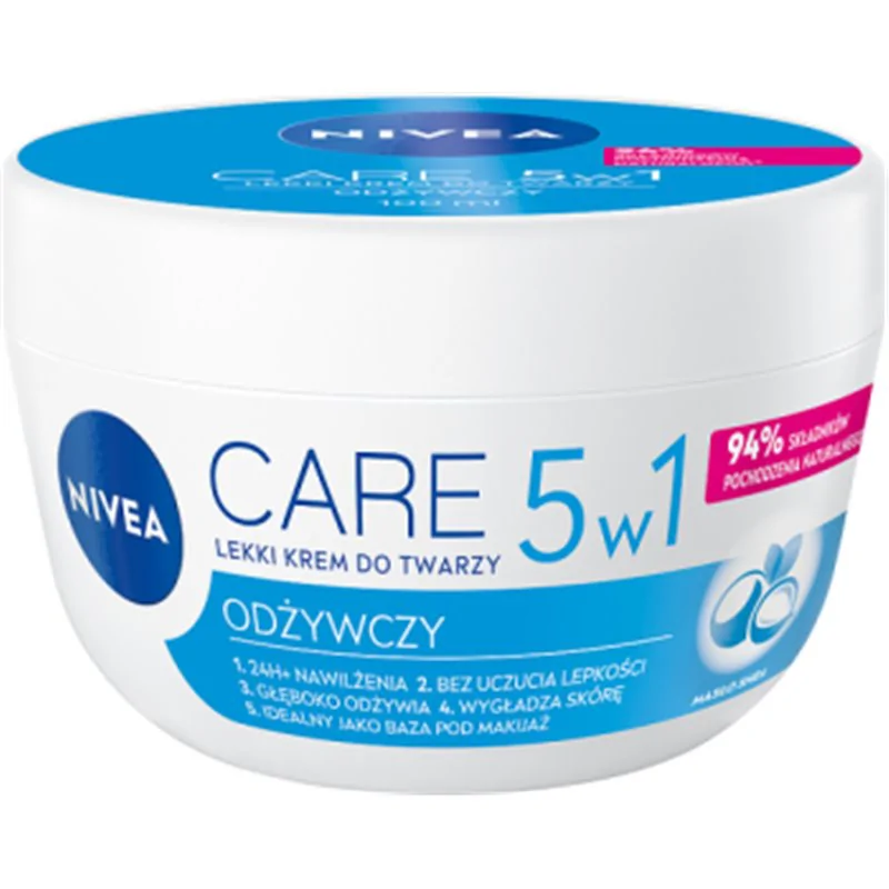 NIVEA Care Lekki krem do twarzy 3w1 odżywczy 100 ml