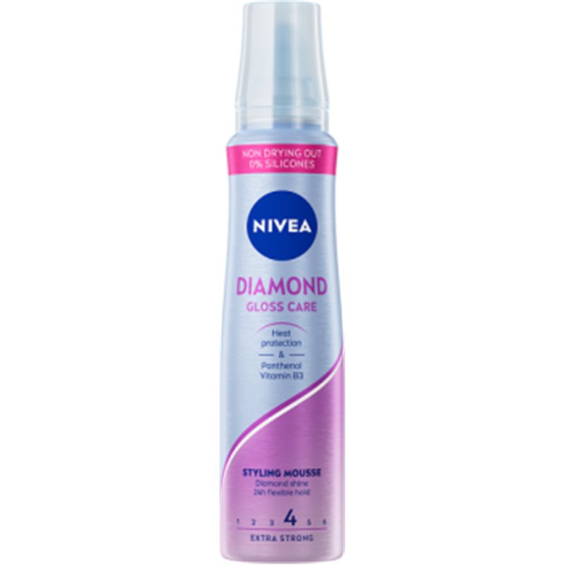 NIVEA Diamond Gloss Care Pianka do włosów 150 ml
