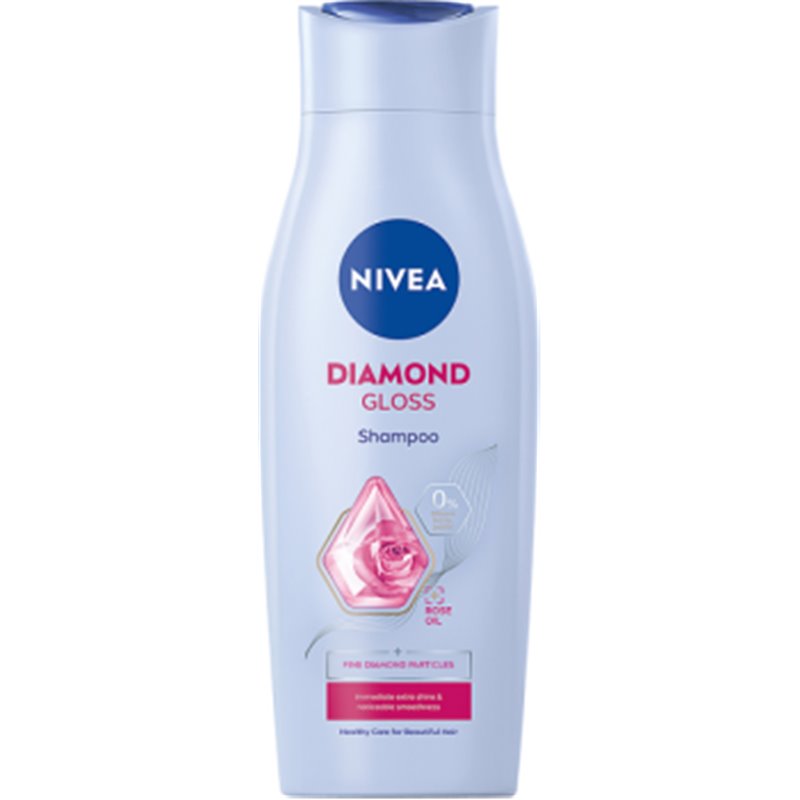 NIVEA Diamond Gloss Care Szampon pielęgnujący 400 ml