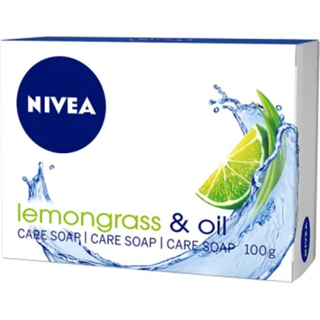 NIVEA Lemongrass & Oil Pielęgnujące mydło w kostce 100 g
