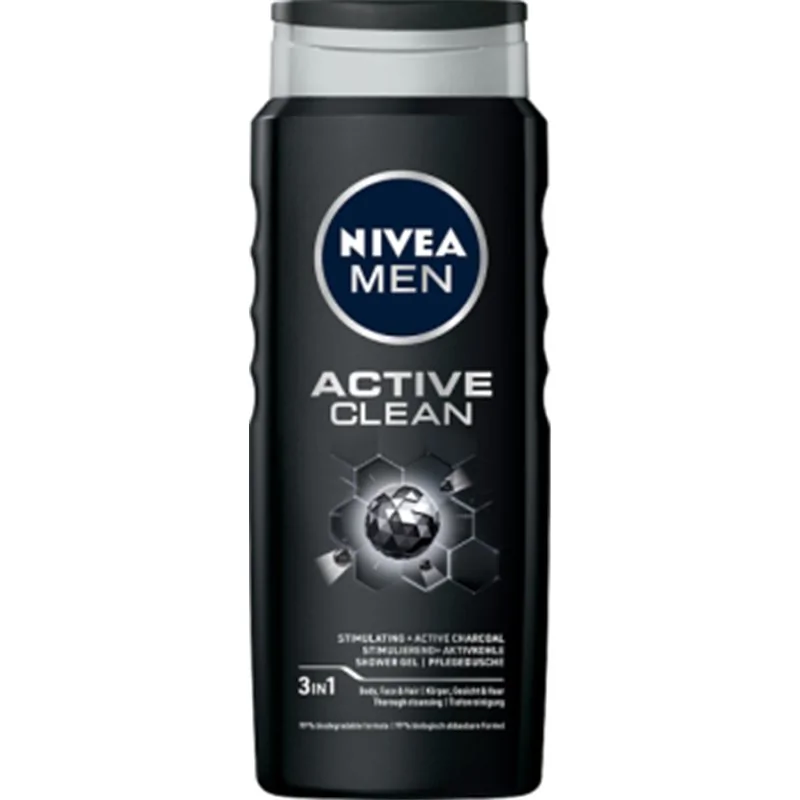 NIVEA MEN Active Clean Żel pod prysznic 500 ml