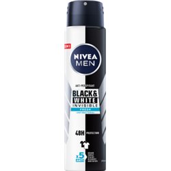 NIVEA MEN Black&White Invisible Fresh Antyperspirant w aerozolu 250 ml