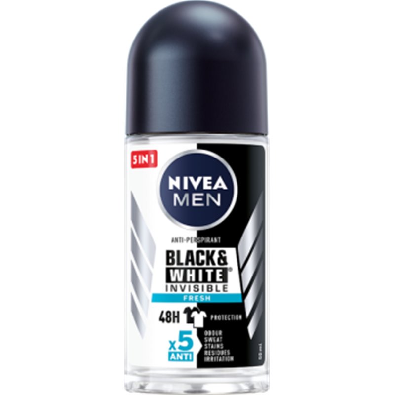 NIVEA MEN Black&White Invisible Fresh Antyperspirant w kulce 50 ml