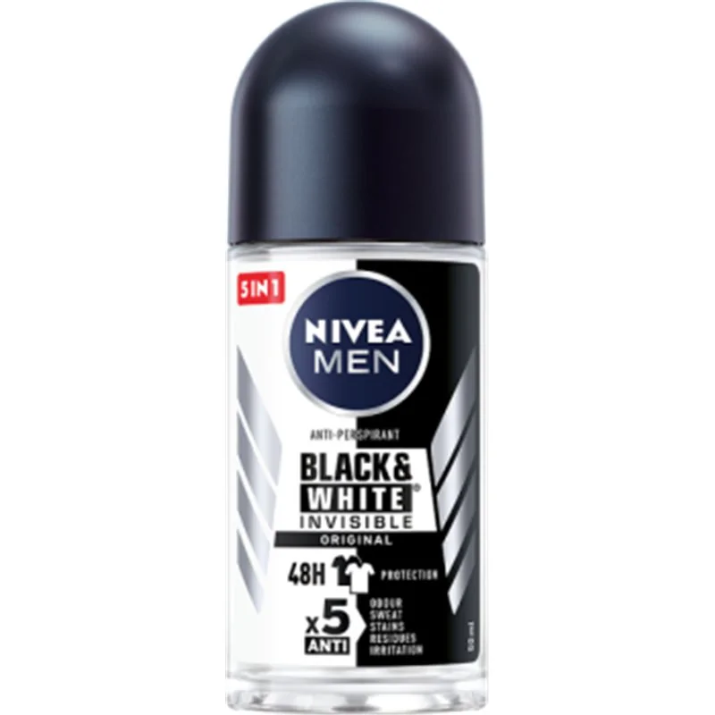 NIVEA MEN Black&White Invisible Original Antyperspirant w kulce 50 ml