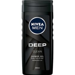 Nivea MEN Deep Żel pod prysznic do ciała twarzy i włosów 250 ml