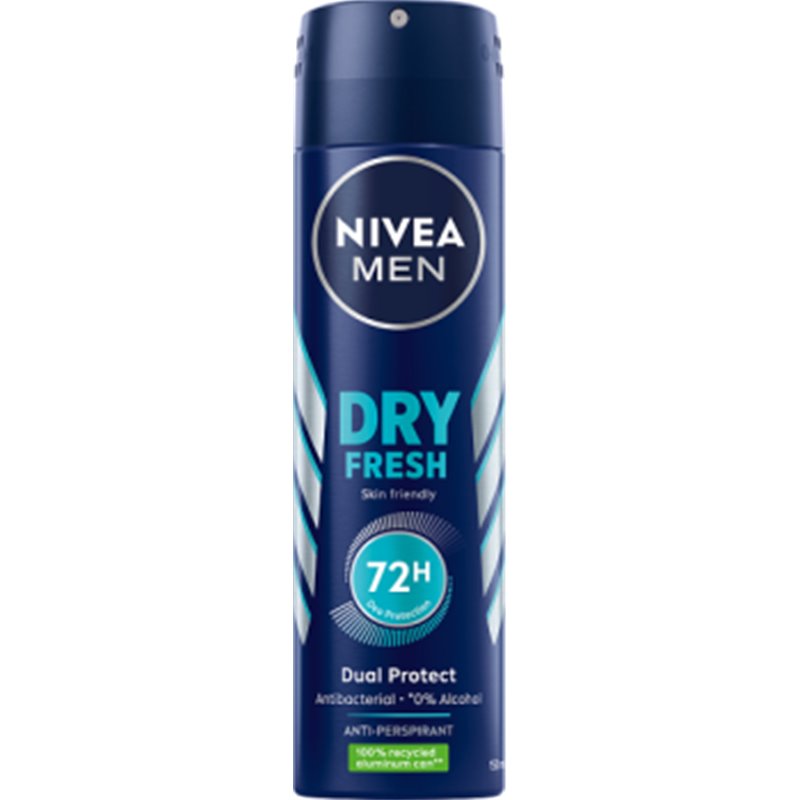 Nivea MEN Dry Fresh Antyperspirant w aerozolu 150 ml