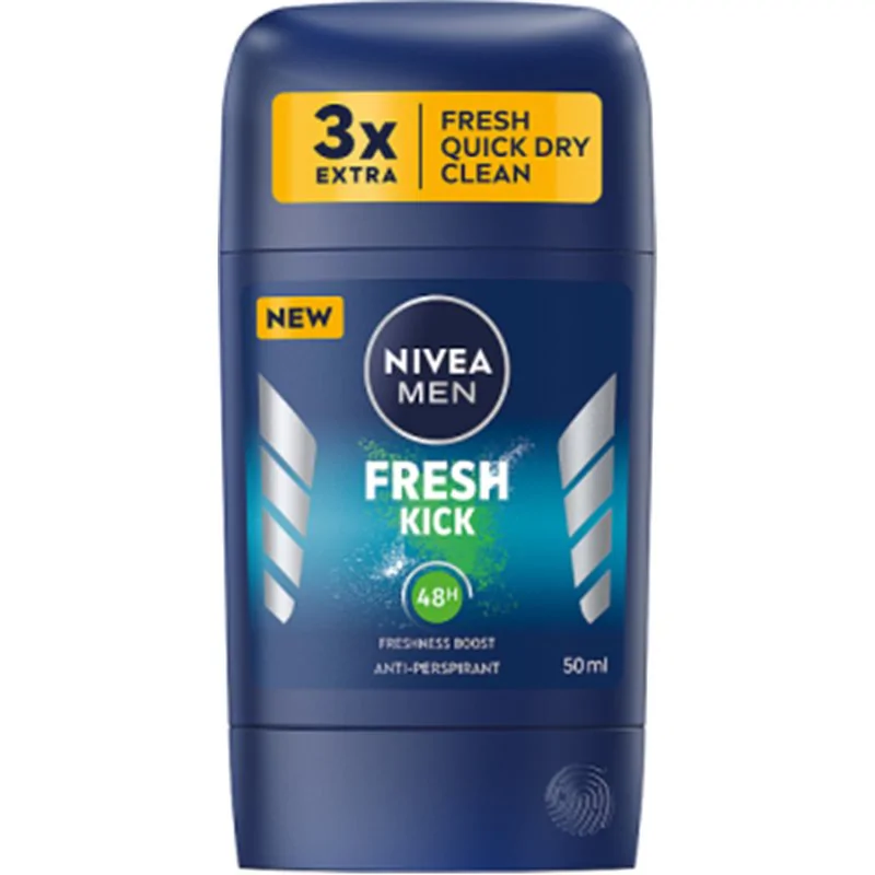 Nivea MEN Fresh Kick Antyperspirant w sztyfcie 50 ml