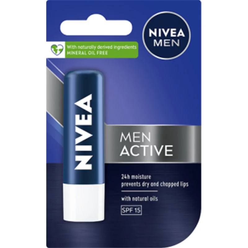 NIVEA MEN Pielęgnująca pomadka do ust ACTIVE CARE