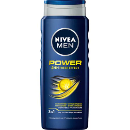 NIVEA MEN Powerfruit Refresh Żel pod prysznic 500 ml