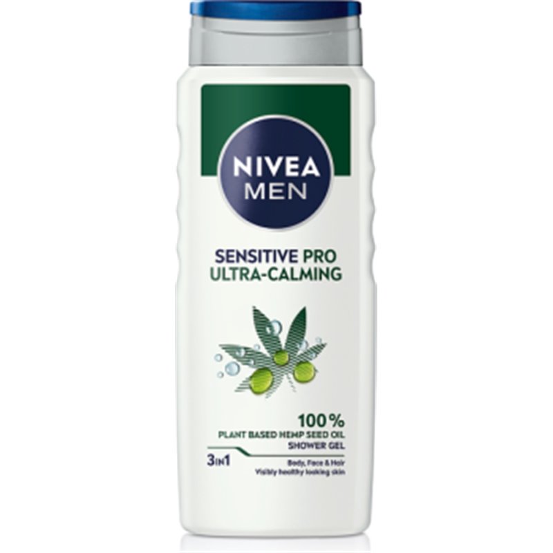 Nivea MEN Sensitive PRO Żel pod prysznic Ultra-łagodzący 500 ml
