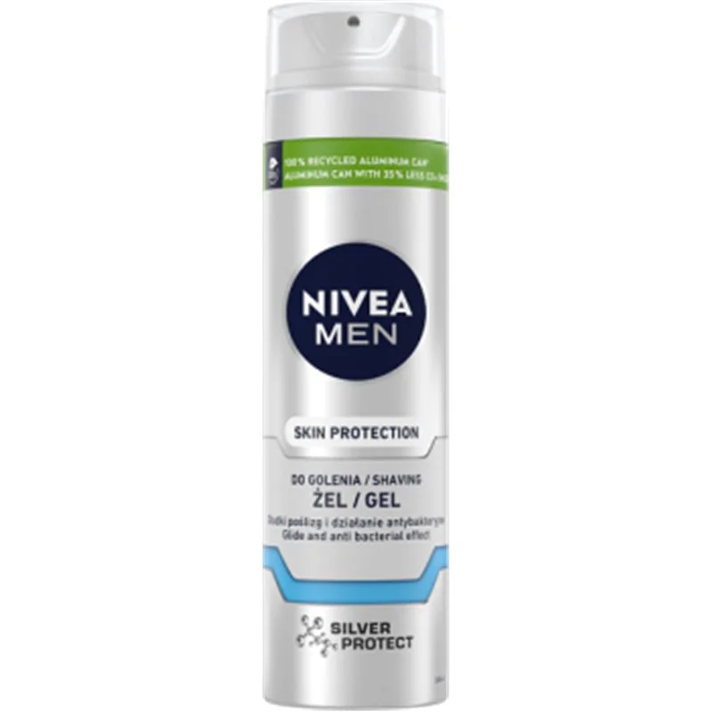 NIVEA MEN Skin Protection Żel do golenia 200 ml