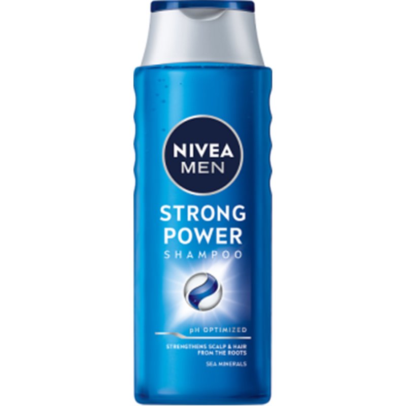 NIVEA MEN Szampon do włosów Strong Power 400 ml