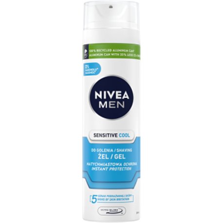 NIVEA MEN żel do golenia Sensitive Chłodzący 200 ml