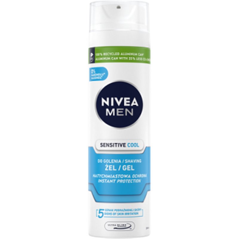 NIVEA MEN żel do golenia Sensitive Chłodzący 200 ml