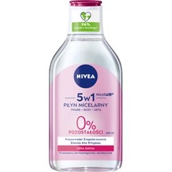 Nivea MicellAir Skin Breathe Pielęgnujący płyn micelarny do cery suchej 400 ml