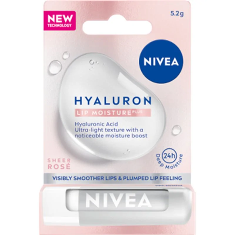 Nivea Nawilżający balsam do ust Hyaluron Lip Moisture Plus Rose 5,2g