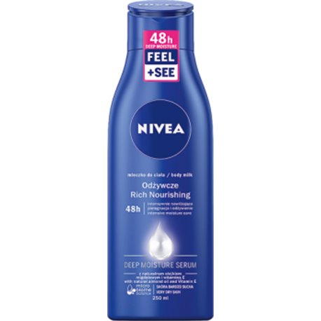 Nivea Odżywcze mleczko do ciała skóra sucha i bardzo sucha 250 ml