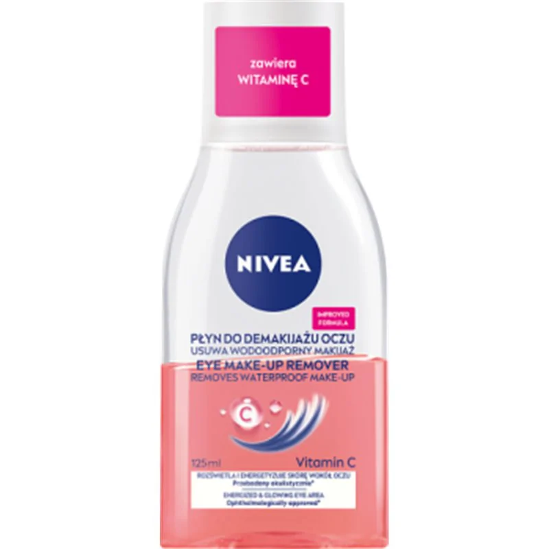 NIVEA Pielęgnujący dwufazowy płyn do demakijażu oczu 125 ml