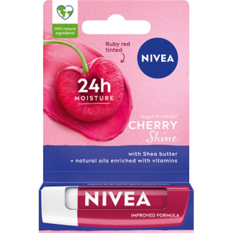 Nivea pomadka Cherry Shine 4,8G