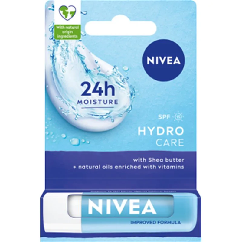 Nivea pomadka Hydro Care SPF15 4,8G