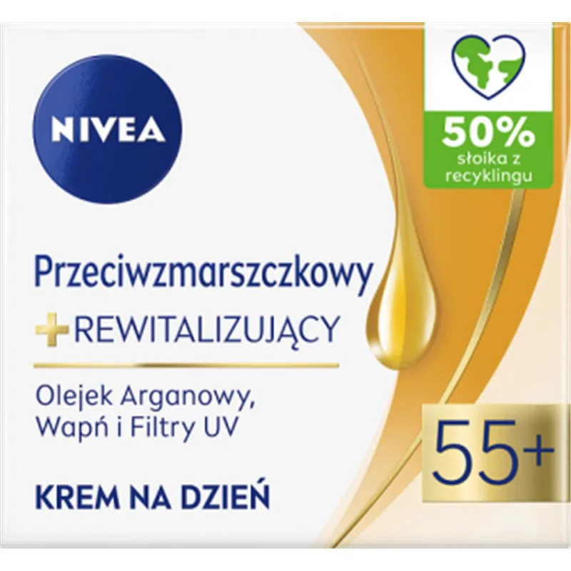 NIVEA Przeciwzmarszczkowy krem na dzień rewitalizujący SPF 15 55+ 50 ml