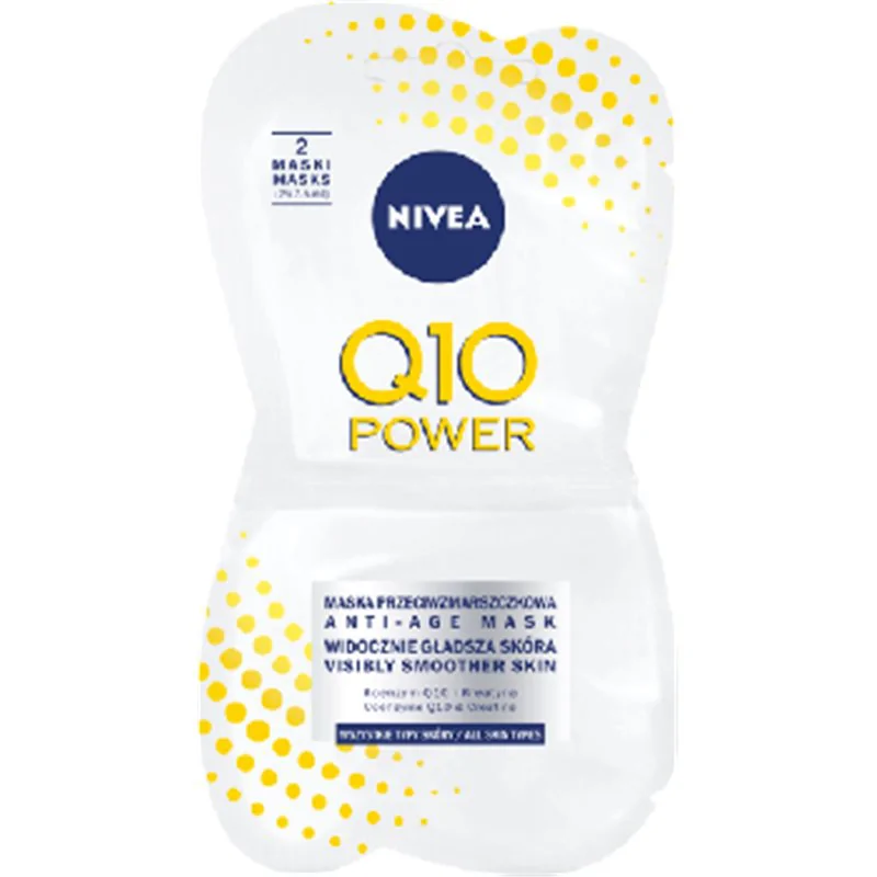 NIVEA Q10 Power Maska przeciwzmarszczkowa 15 ml (2 x 7,5 ml)