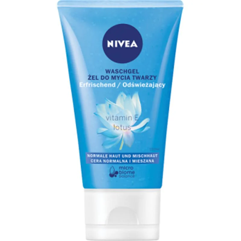 NIVEA Żel do mycia twarzy cera normalna i mieszana 150 ml