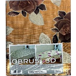 Obrus cerata Metallic 3D mix 100x137 cm