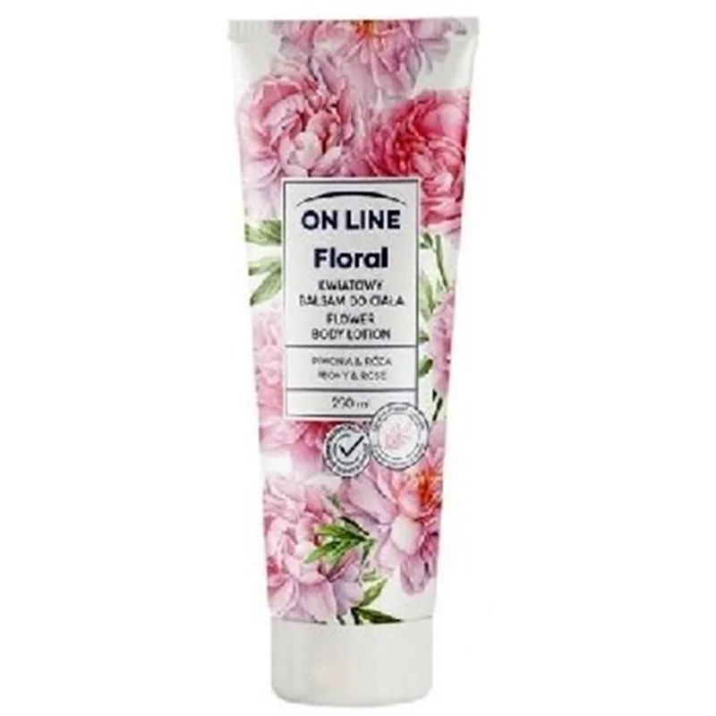 On Line Floral balsam do ciała Piwonia & Róża 250ml