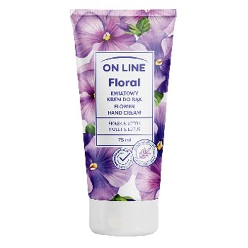 On Line Floral krem do rąk Fiołek & Lotus 75ml