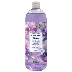 On Line Floral żel pod prysznic Fiołek & Lotos 1000ml