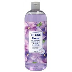 On Line Floral żel pod prysznic Fiołek & Lotus 500ml