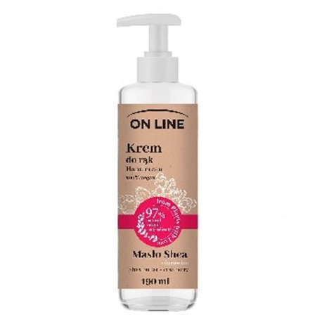 On Line krem do rąk Masło Shea & Żurawina 190ml