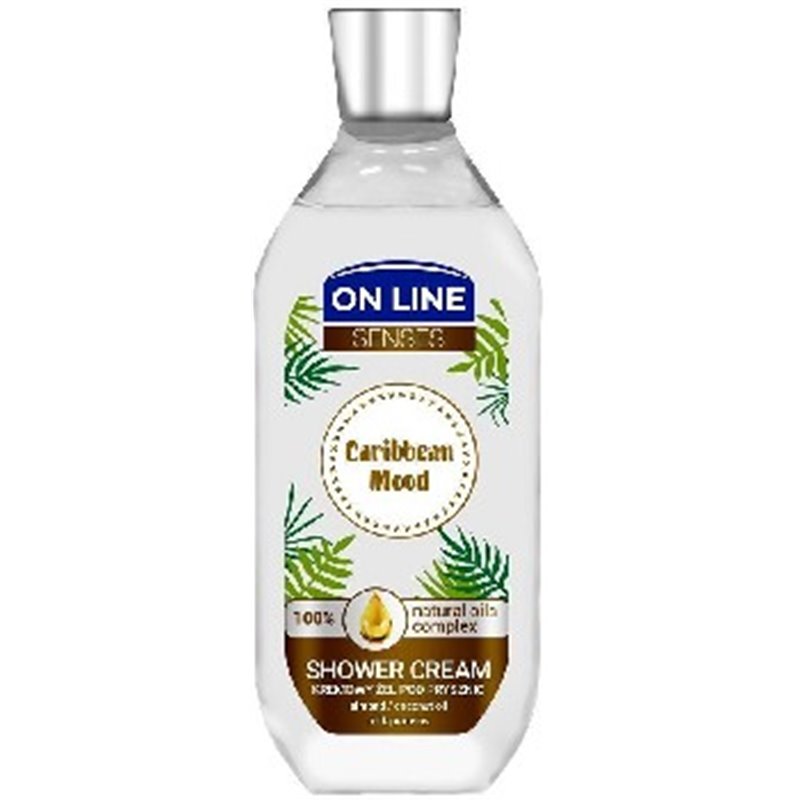 On Line kremowy żel pod prysznic Caribbean Mood 500 ml