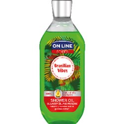 ON LINE SENSES Olejkowy żel pod prysznic Brasilian Vibes 500ml