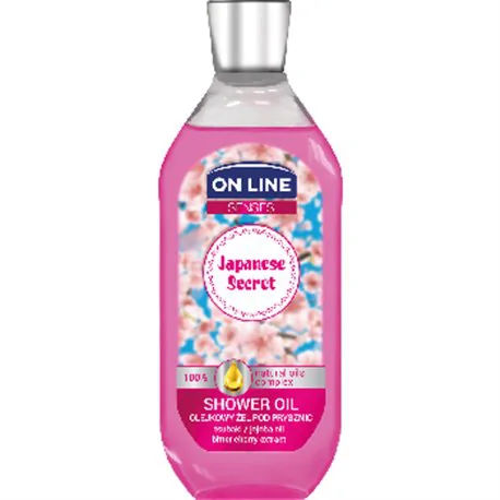 ON LINE SENSES Olejkowy żel pod prysznic Japanese Secret 500ml