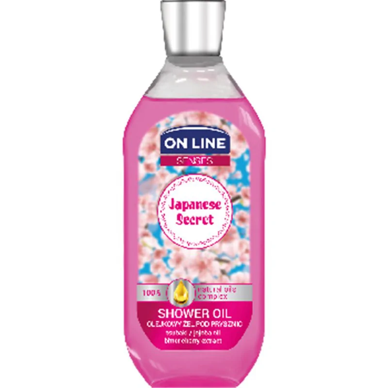 ON LINE SENSES Olejkowy żel pod prysznic Japanese Secret 500ml