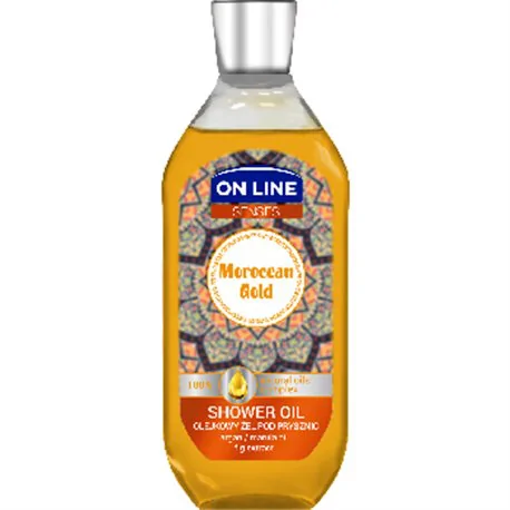 ON LINE SENSES Olejkowy żel pod prysznic Maroccan Gold 500ml