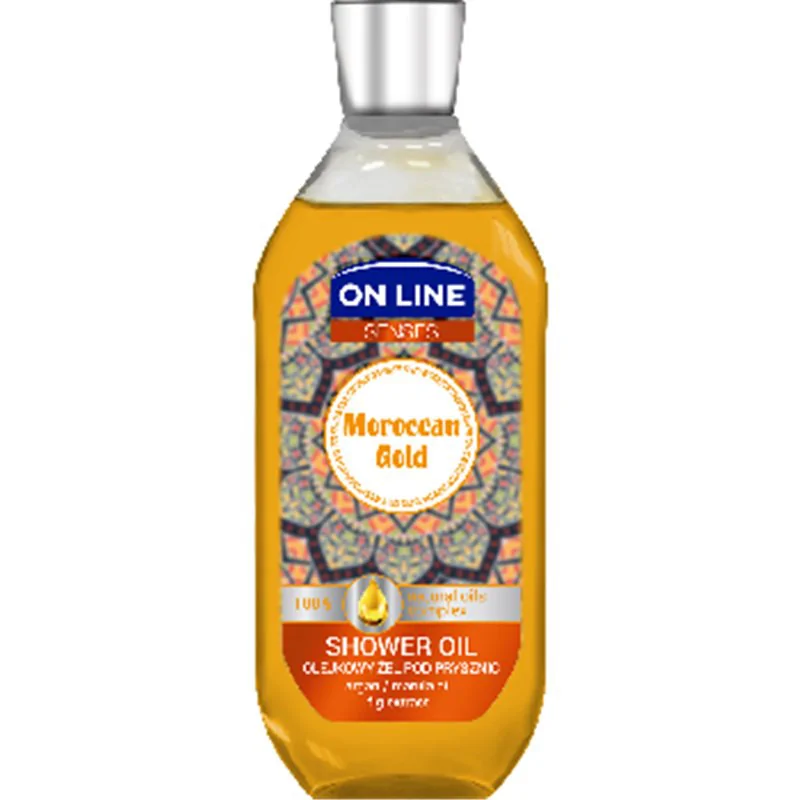 ON LINE SENSES Olejkowy żel pod prysznic Maroccan Gold 500ml