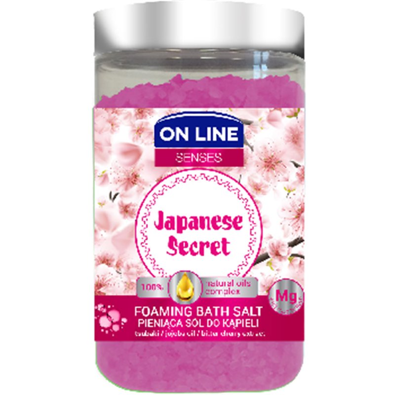 ON LINE SENSES Sól pieniąca do kąpieli Japanese Secret 480g