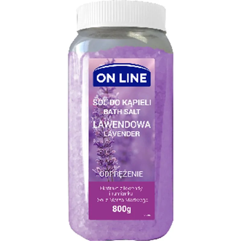 ON LINE SÓL DO KĄPIELI lawendowa 800g