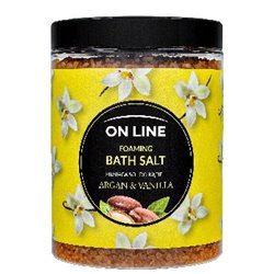 On Line sól do kąpieli pieniąca Argan & Vanilla 1200G