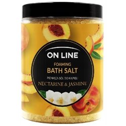 On Line sól do kąpieli pieniąca Nectarine & Jaśmine
