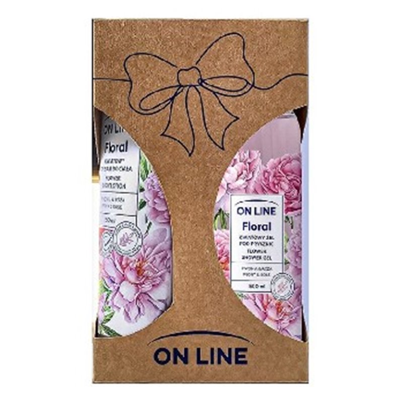 On Line Zestaw Floral Peony & Rose (Balsam do Ciała + Żel pod Prysznic)
