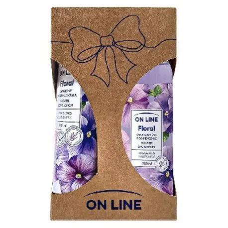On Line Zestaw Floral Violet & Lotus (Balsam do Ciała + Żel pod Prysznic)