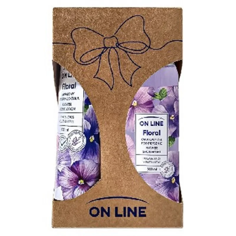 On Line Zestaw Floral Violet & Lotus (Balsam do Ciała + Żel pod Prysznic)