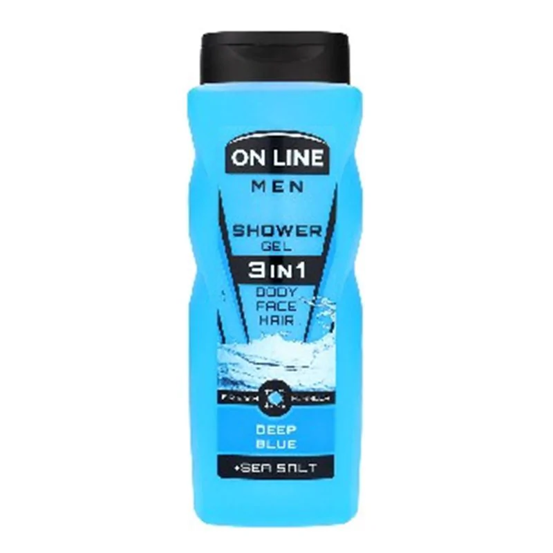 On Line żel pod prysznic 3w1 deep blue męski 410ml