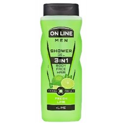 On Line żel pod prysznic 3w1 fresh lime męski 410ml