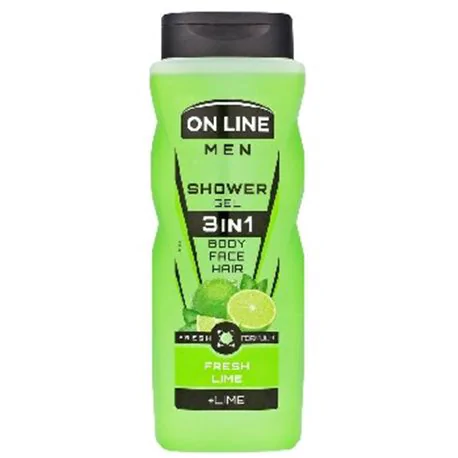 On Line żel pod prysznic 3w1 fresh lime męski 410ml