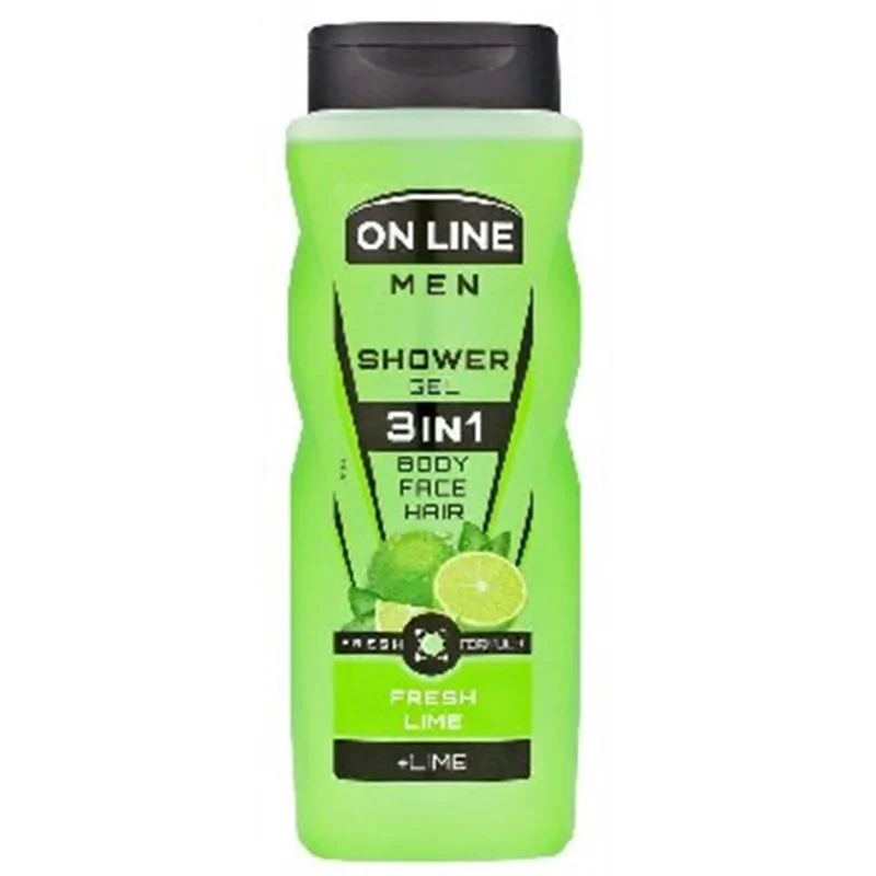 On Line żel pod prysznic 3w1 fresh lime męski 410ml